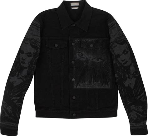 Dior x Raymond Pettibon Mona Lisa Denim Jacket 'Black' 